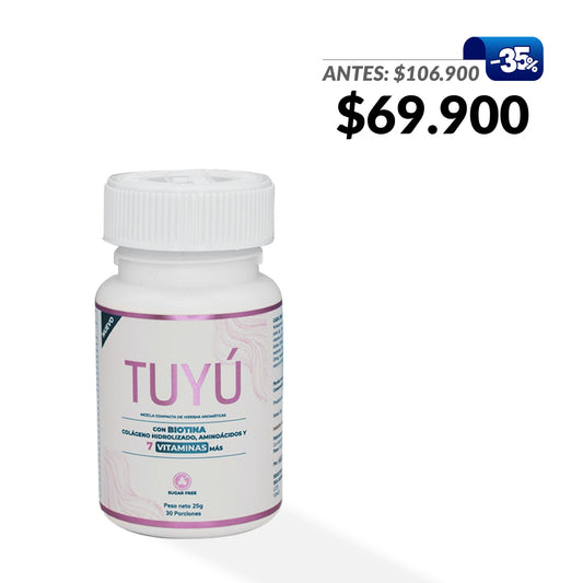 Vitaminas Tuyu –  Detiene la caída del cabello