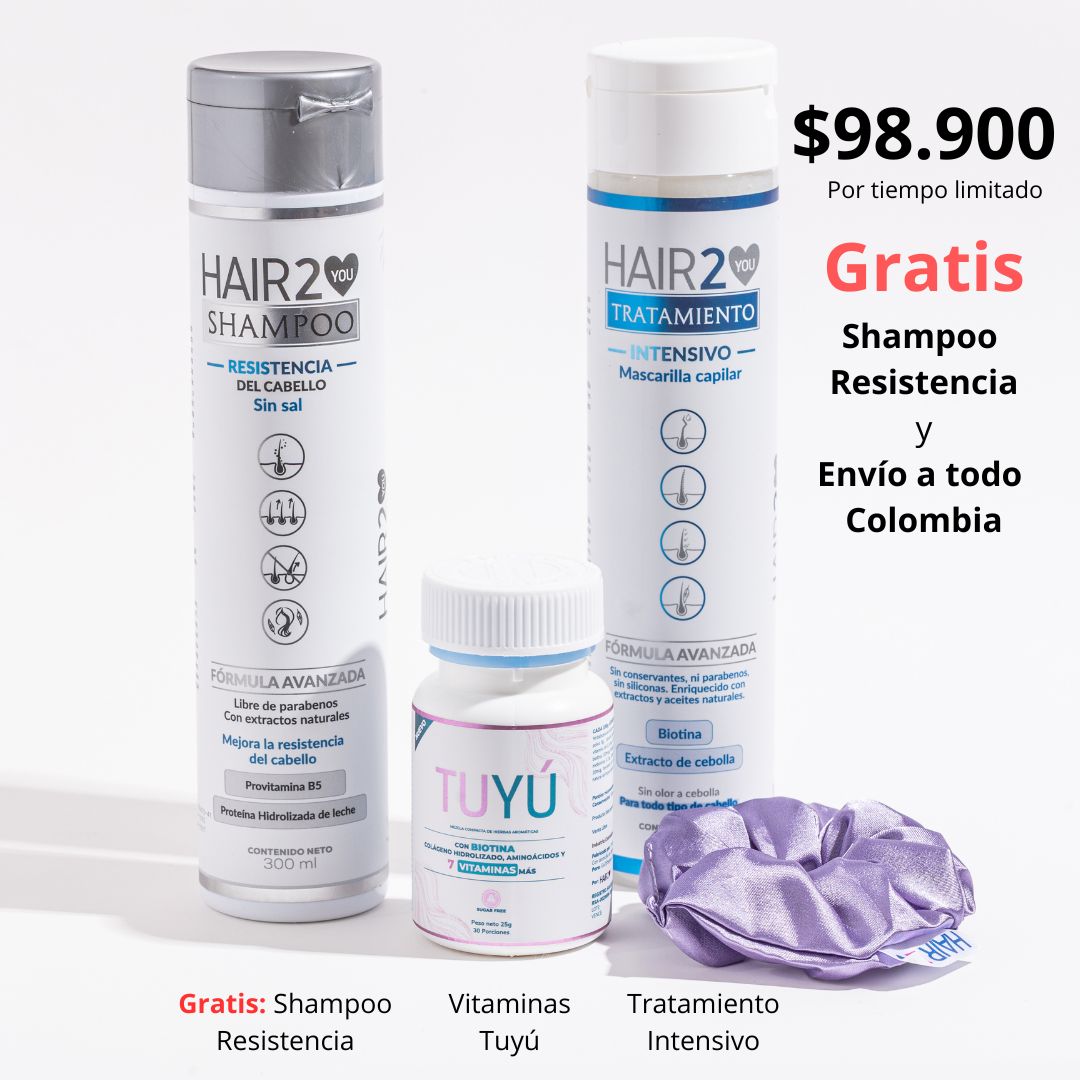 Shampoo GRATIS + Vitaminas Tuyú + Tratamiento Intensivo